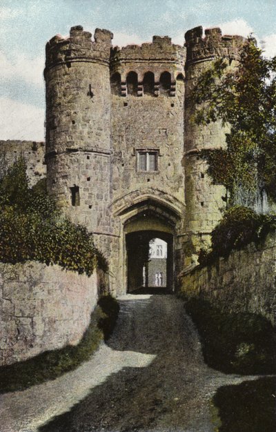 Gateway, Carisbrooke Castle by English Photographer